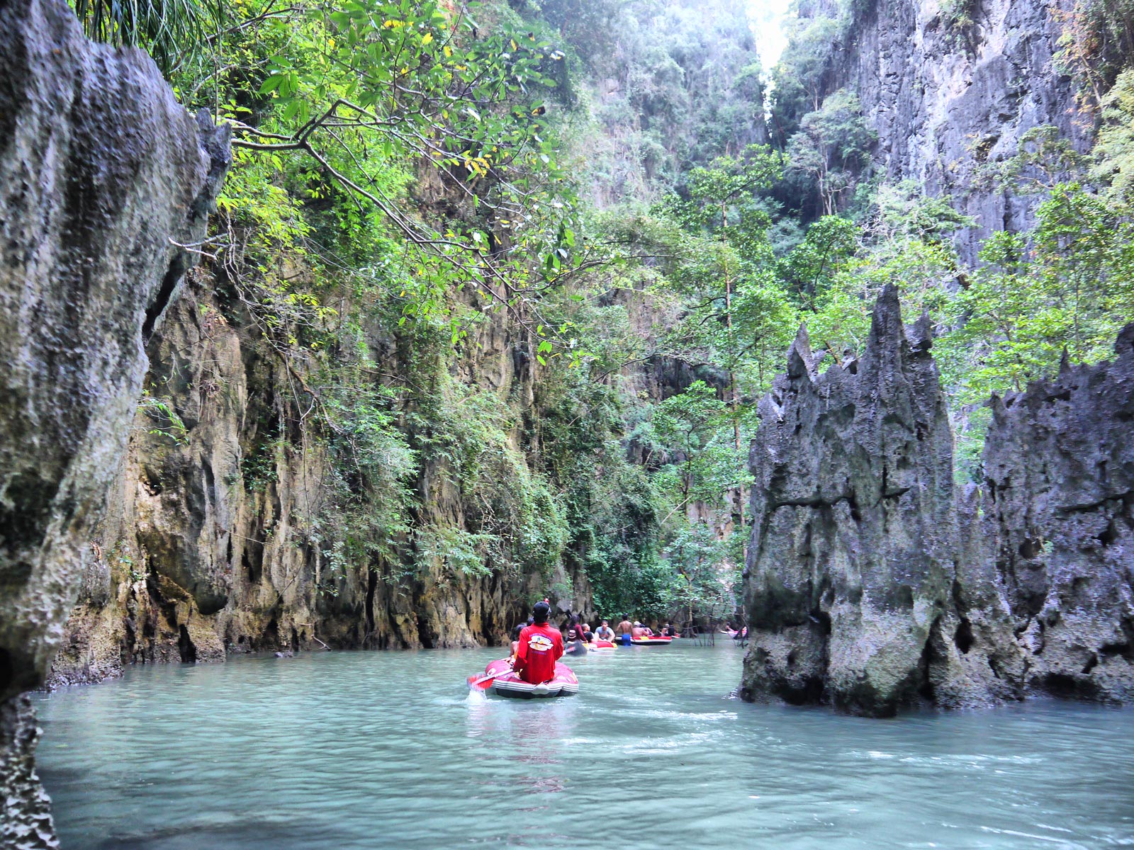 Canoeing Through the Caves in Phang Nga Bay - Phuket, Thailand