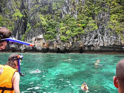 Snorkelling at Maya Bay (Phi Phi Islands)