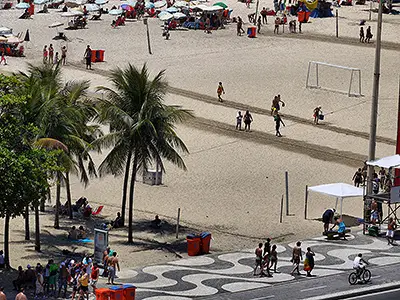 Stroll Copacabana Promenade: Avenida Atlantica
