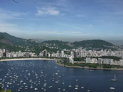 See Guanabara Bay and Downtown Rio