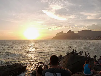 See a Perfect Sunset in Rio