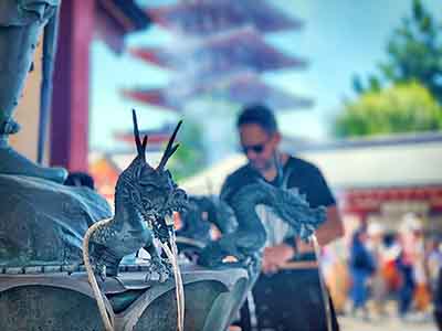 Senso-ji Temple: Get Purified at a Dragon Water Fountain