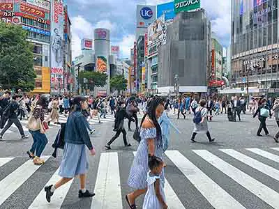 Rush Hour! Mingle with Local Crowds at Shibuya’s Busy Crossing