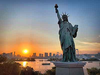 Meet the Statue of Liberty: Is This New York City or Japan?