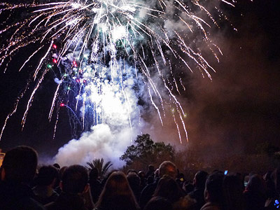 Fireworks Opening the Las Fallas Festival