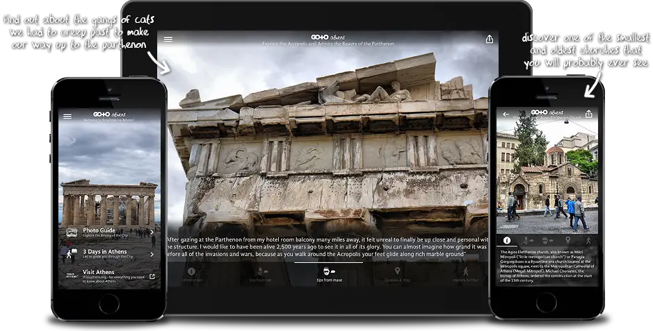 Athens Travel Guide for iPhone, iPad, Apple TV and Android
