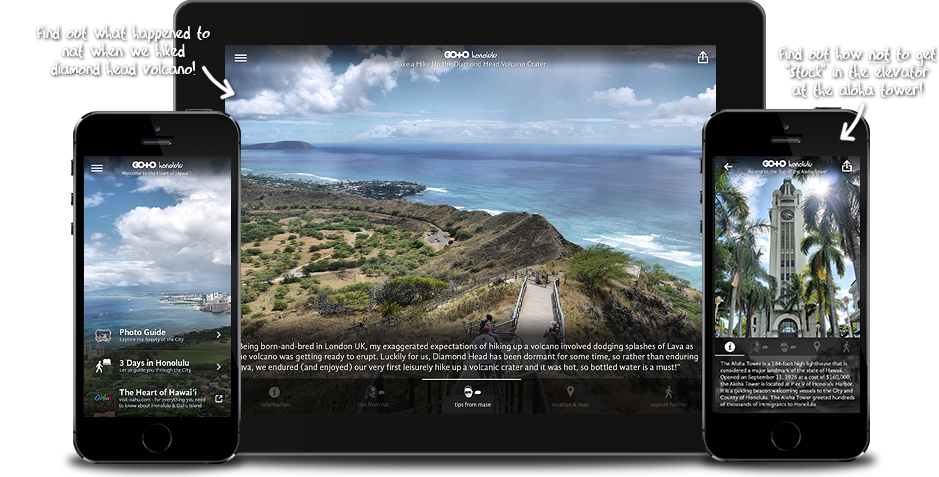 Honolulu Travel Guide for iPhone, iPad, Apple TV and Android