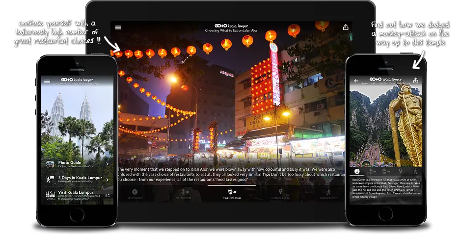 Kuala Lumpur Travel Guide for iPhone, iPad, Apple TV and Android