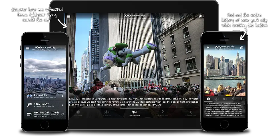 New York City Travel Guide for iPhone, iPad, Apple TV and Android