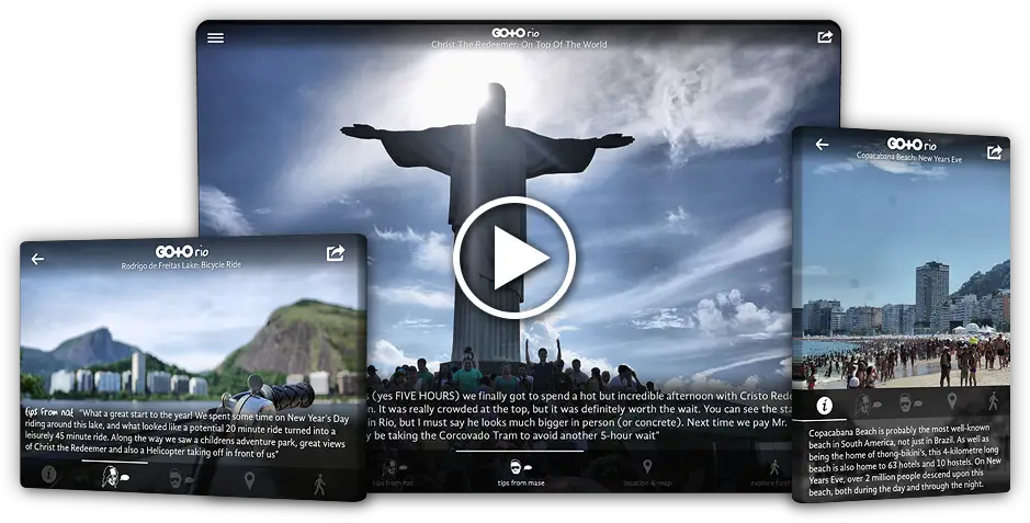 Rio de Janeiro Travel Guide for iPhone, iPad, Apple TV and Android