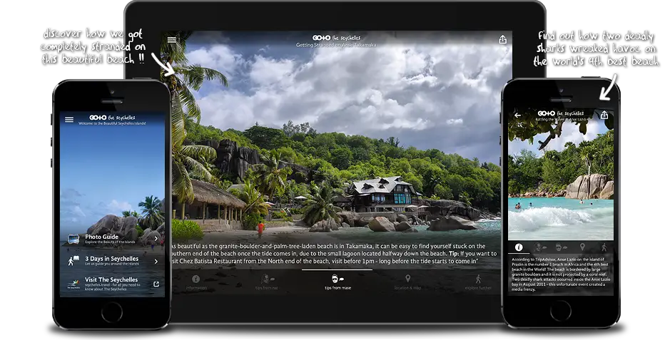 Seychelles Travel Guide for iPhone, iPad, Apple TV and Android