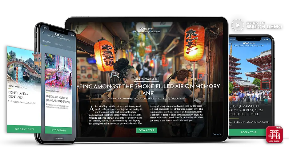 Tokyo Travel Guide: Things To Do for iPhone, iPad, Apple TV and Android