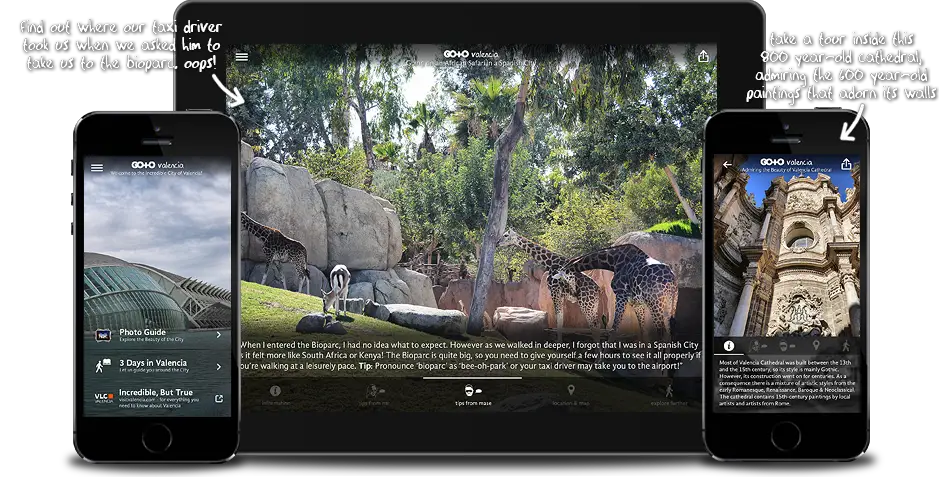 Valencia Travel Guide for iPhone, iPad, Apple TV and Android